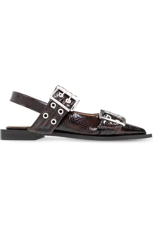 Ganni Ballerines à boucle