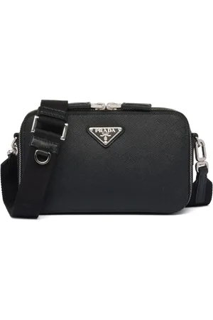 Prada Sac Brique en cuir Saffiano