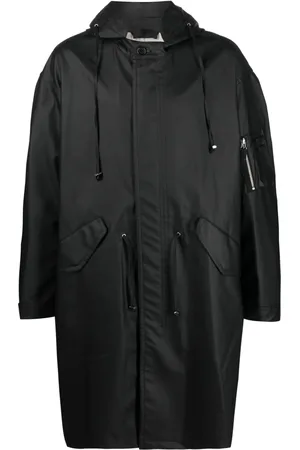 Helmut Lang Parka à logo imprimé