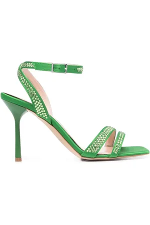 Liu Jo Sandales en cuir à ornements en cristal