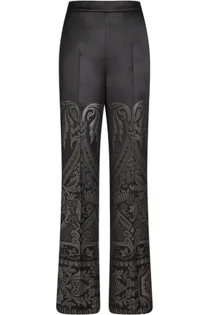 Etro Pantalon palazzo en jacquard