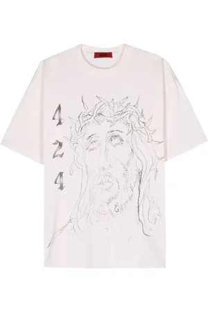 424 FAIRFAX T-shirt en coton à imprimé graphique