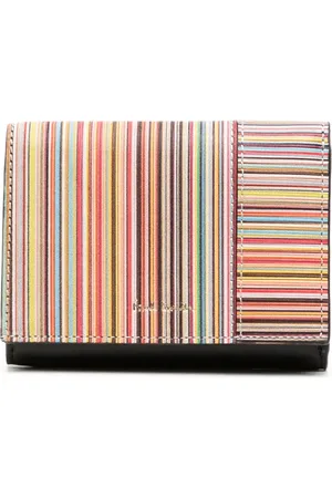 Paul Smith Portefeuille Signature Stripe en cuir