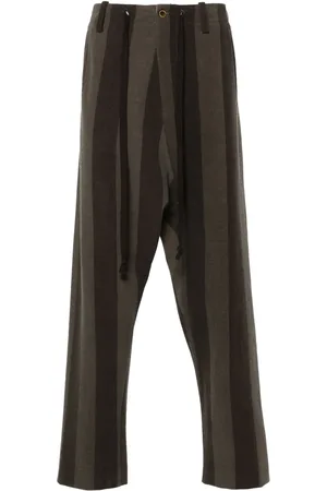 UMA WANG Pantalon à rayures