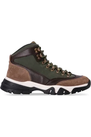 HUGO BOSS Bottines en cuir Chester à empiècements
