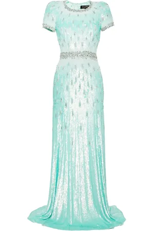 Jenny Packham Robe longue Greta à sequins
