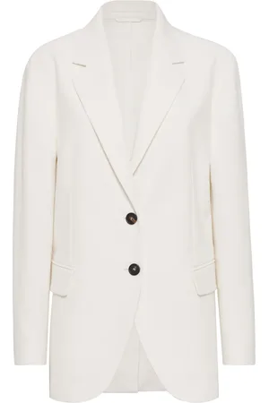 Brunello Cucinelli Blazer à ornements métalliques