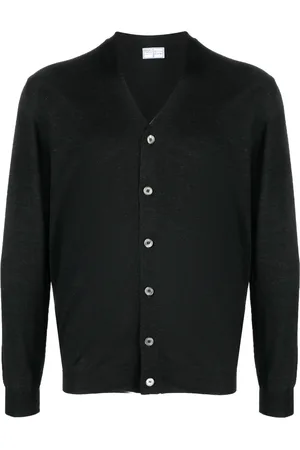 FEDELI Cardigan en laine vierge à col v