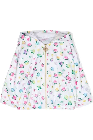 Chiara Ferragni Veste fleurie à capuche