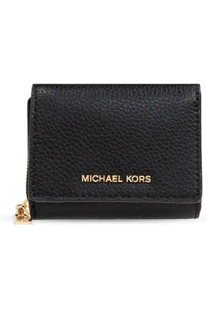 Michael Kors Petit portefeuille pliant Empire à fini grainé