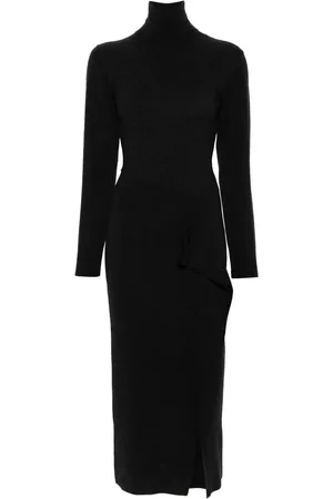 P.A.R.O.S.H. Robe Lime à coupe mi-longue
