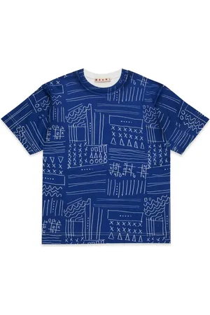 Marni T-shirt à imprimé graphique