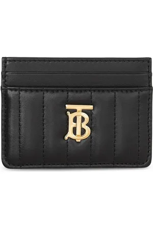 Burberry Porte-cartes en cuir à plaque TB