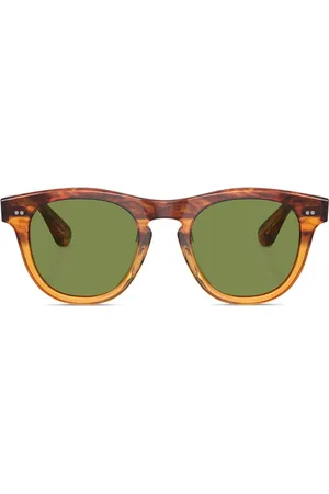 Oliver Peoples Lunettes de soleil Rorke à monture ronde