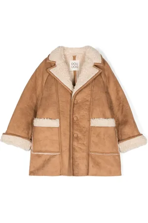 DOUUOD KIDS Manteau en daim artificiel