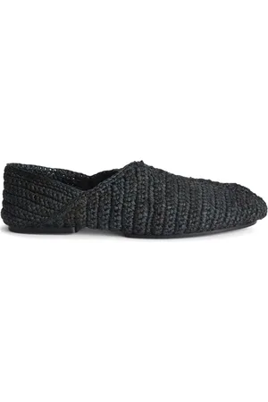 Jil Sander Chaussons à design tressé