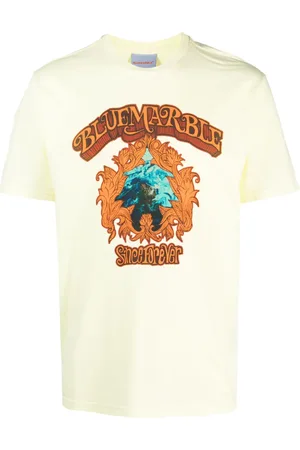 Bluemarble T-shirt en coton à logo imprimé