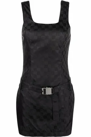 MISBHV Robe courte à motif monogrammé