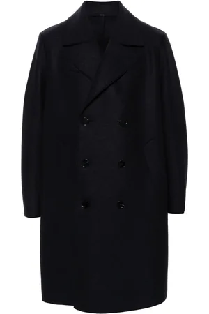 Harris Wharf London Manteau à boutonnière croisée