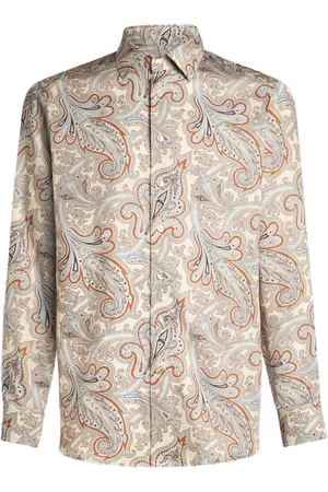Etro Chemise à imprimé cachemire