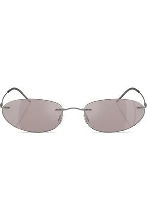 Giorgio Armani Lunettes de soleil à monture ovale