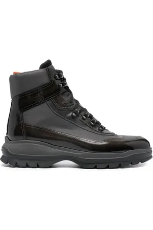 santoni Chaussures de randonnée à empiècements