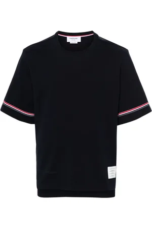 Thom Browne T-shirt à rayures RWB