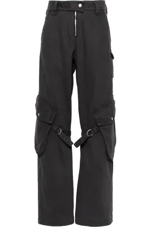 Acne Studios Pantalon droit à taille mi-haute
