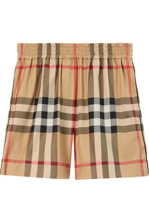 Burberry Short en coton à motif Vintage Check
