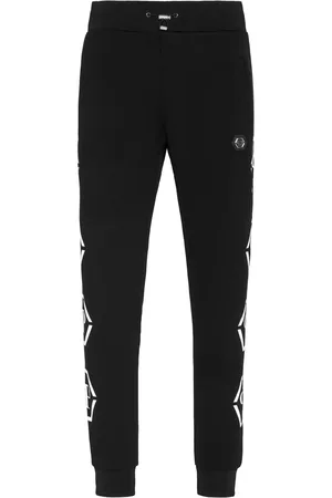 Philipp Plein Pantalon de jogging à imprimé monogrammé