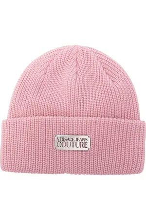 VERSACE Bonnet en maille nervurée