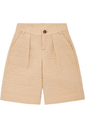 Fendi Short en jean à motif monogrammé