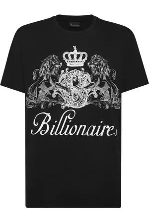 BILLIONAIRE T-shirt en coton à logo imprimé