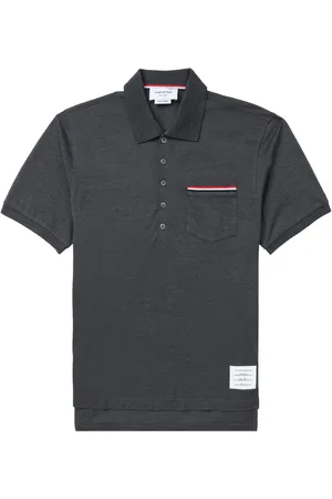 Thom Browne Polo à détail de rayé