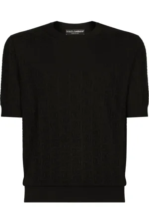 Dolce & Gabbana Pull en soie à logo DG