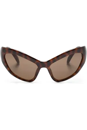 Balenciaga Lunettes de soleil Hampton à monture papillon