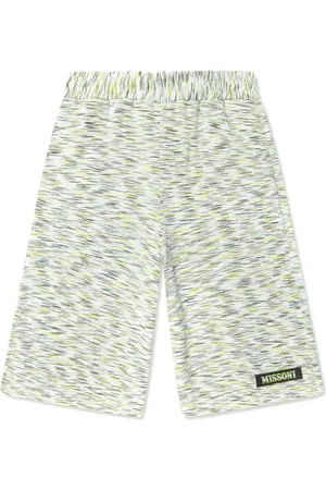 Missoni Short en coton à motif zigzag