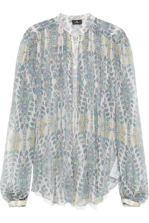 Etro Blouse à motif cachemire