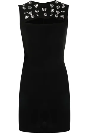 Dsquared2 Robe sans manches à ornements en cristal