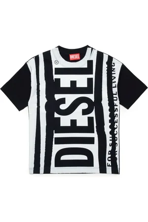 Diesel T-shirt en coton à logo imprimé