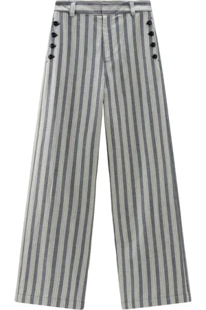 Woolrich Pantalon ample à rayures