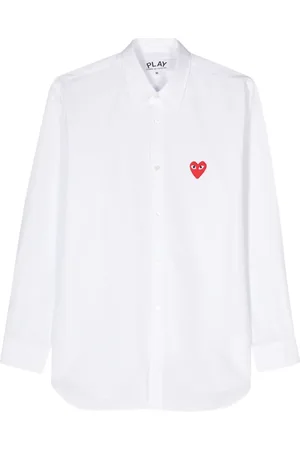 Comme des Garçons Chemise à appliqué cœur
