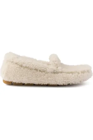 Prada Mocassins en peau lainée