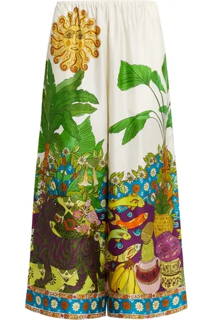 ALÉMAIS Pantalon palazzo Tiger