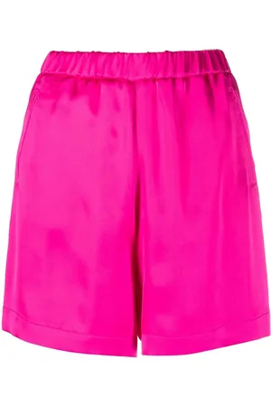 BLANCA Short satiné Salixraso à taille haute