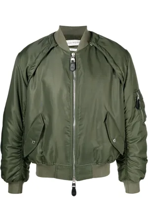 Alexander McQueen Veste bomber à manches amovibles