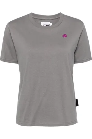 Izzue T-shirt en coton à slogan imprimé