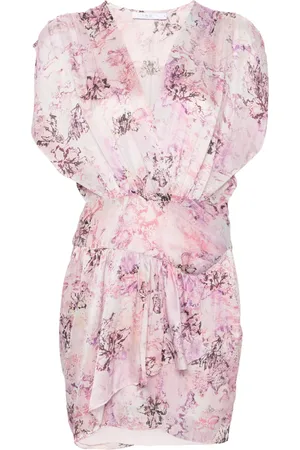 IRO Robe courte Tia à fleurs