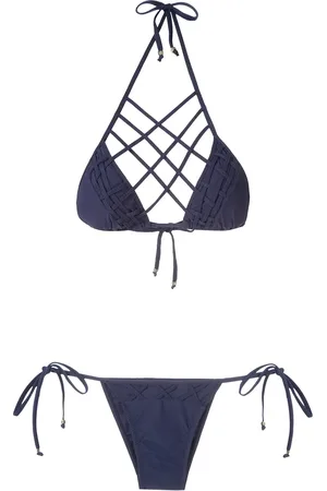 AMIR SLAMA Bikini à bretelles croisées