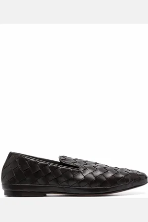 HENDERSON BARACCO Mocassins Guinea en cuir tressé